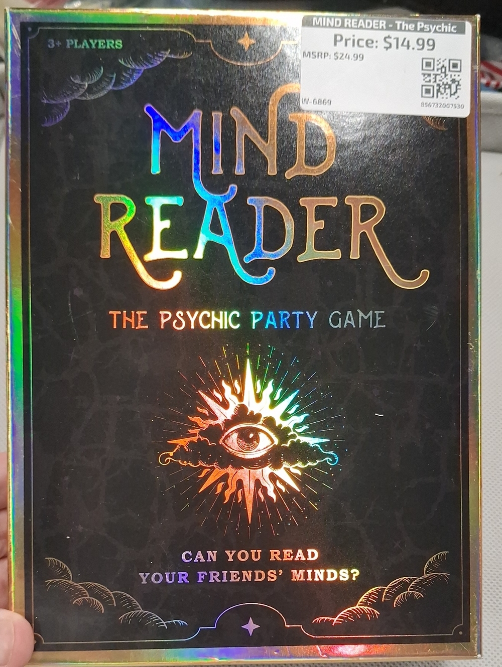 Mind Reader The Psychic Party Game - Holographic Black Box